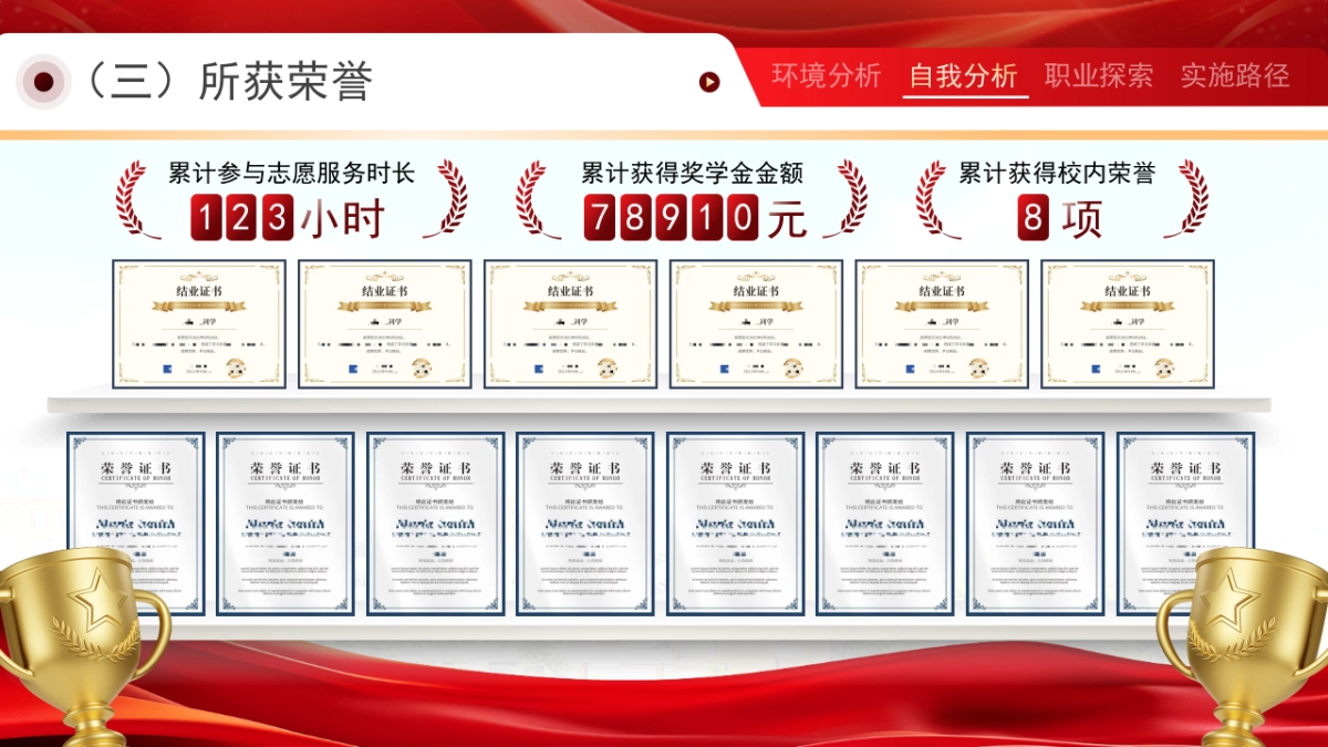 大学生职业生涯规划大赛PPT模板 (15).pptx_第10页