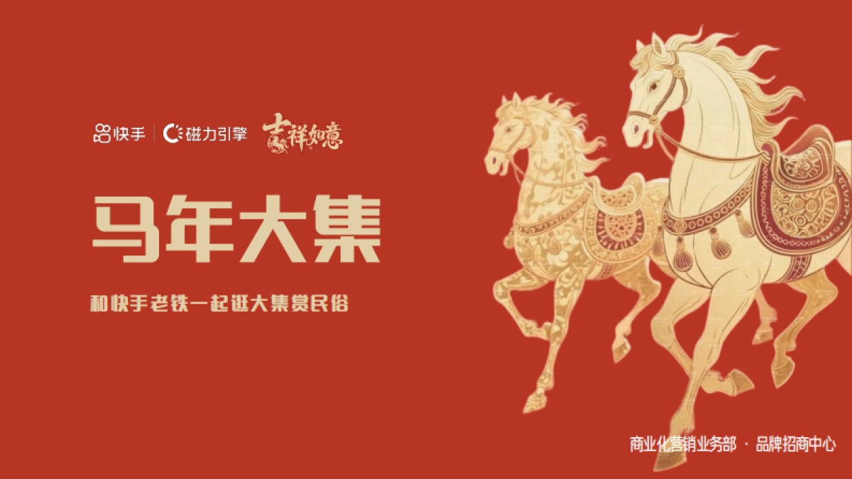 快手【马年大集】逛大集赏民俗招商方案.pdf_第1页