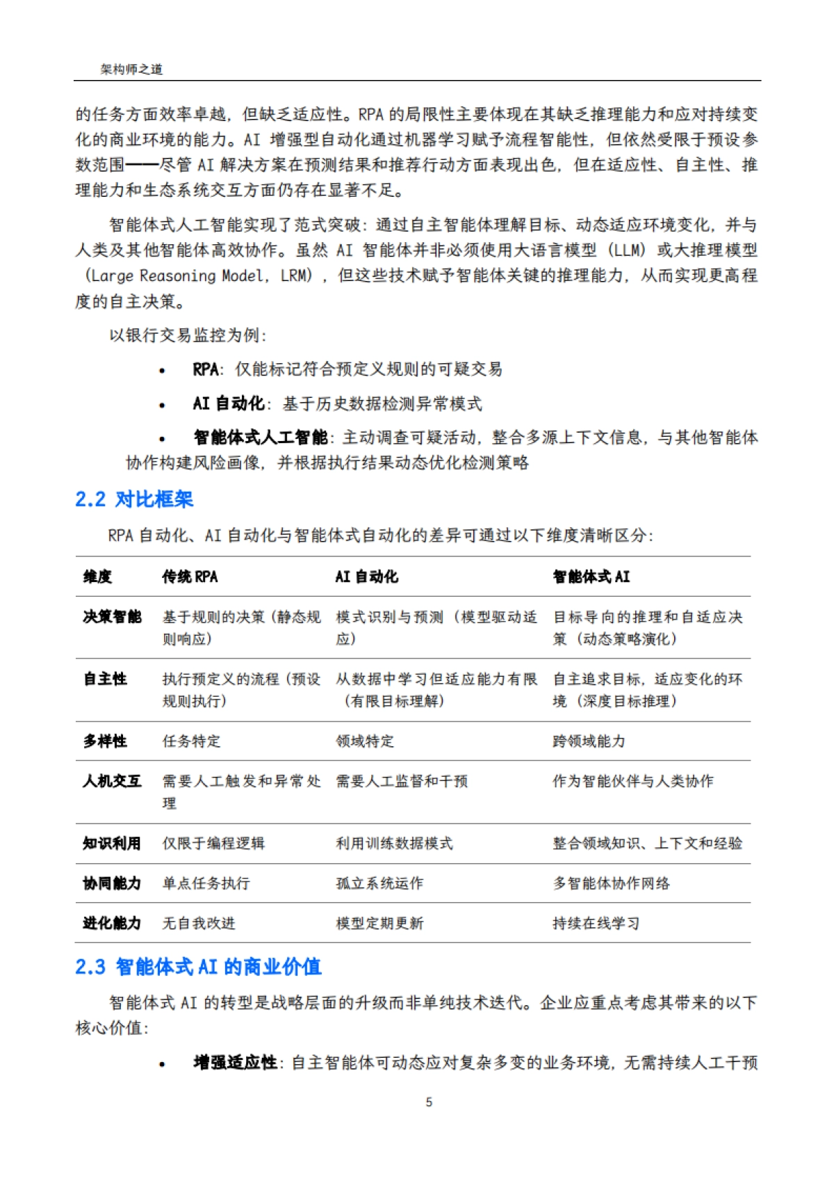 2025企业级智能体式AI实施指南白皮书：战略落地与价值创造框架（架构师之道译）-Cognizant.pdf_第5页