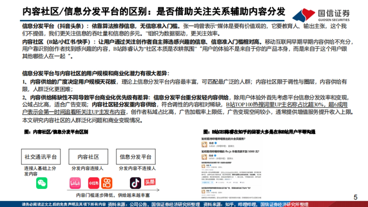 2026从B站、小红书、抖音探讨内容平台的用户泛化与变现潜力-国信证券.pdf_第5页