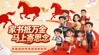 2026家书抵万金「马」上寄思念春节马年古风驿站书信慢递温情互动活动方案.pptx