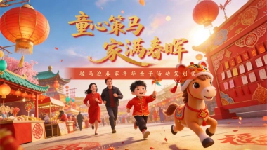 2026童心策马家满春晖骏马迎春·家年华亲子活动策划案.pptx