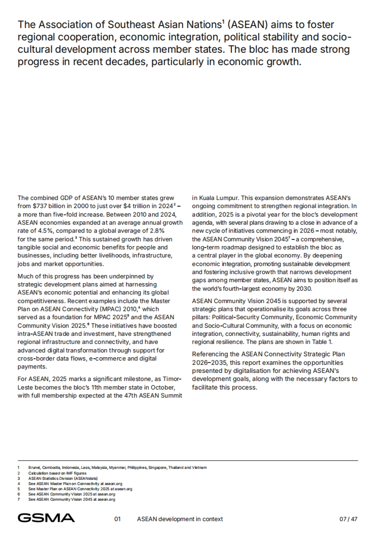 2025年数字国家：实现东盟互联互通战略计划-GSMA.pdf_第7页
