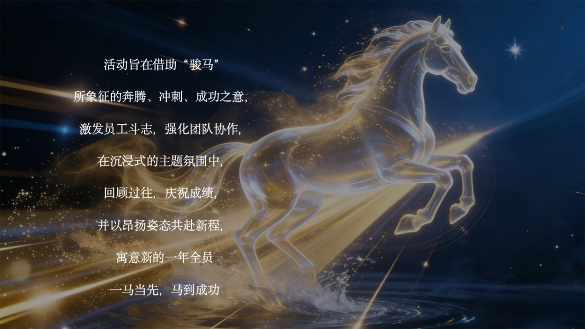 2026骏程共赴一马当先赛马竞技年度冲刺马年主题年会活动方案.pptx_第5页