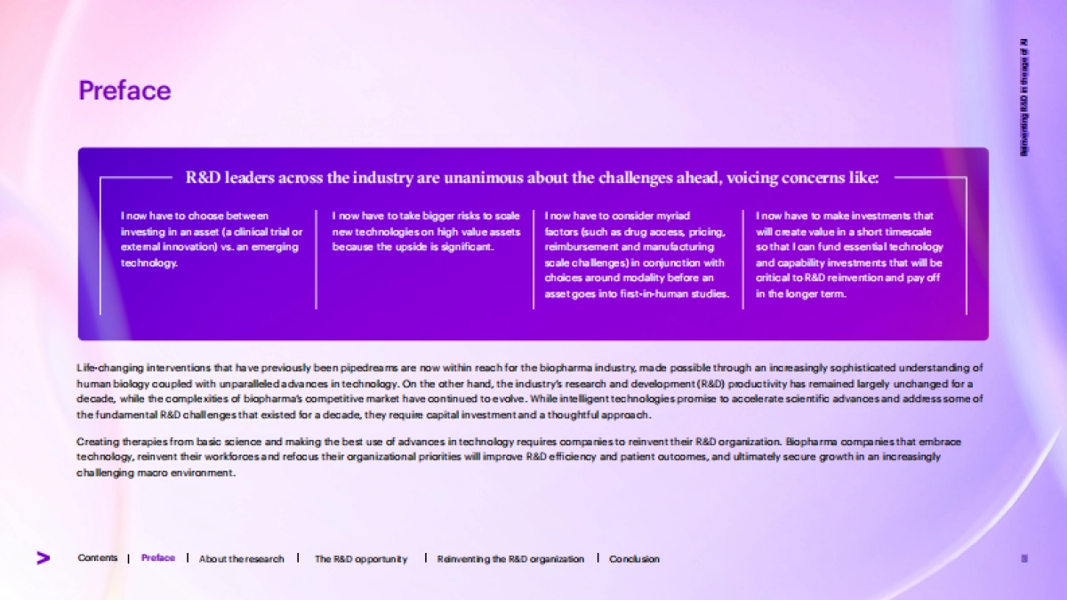 2024年AI时代重塑药物研发：智能化技术如何变革生物制药行业研究报告（英文版）-埃森哲.pdf_第3页