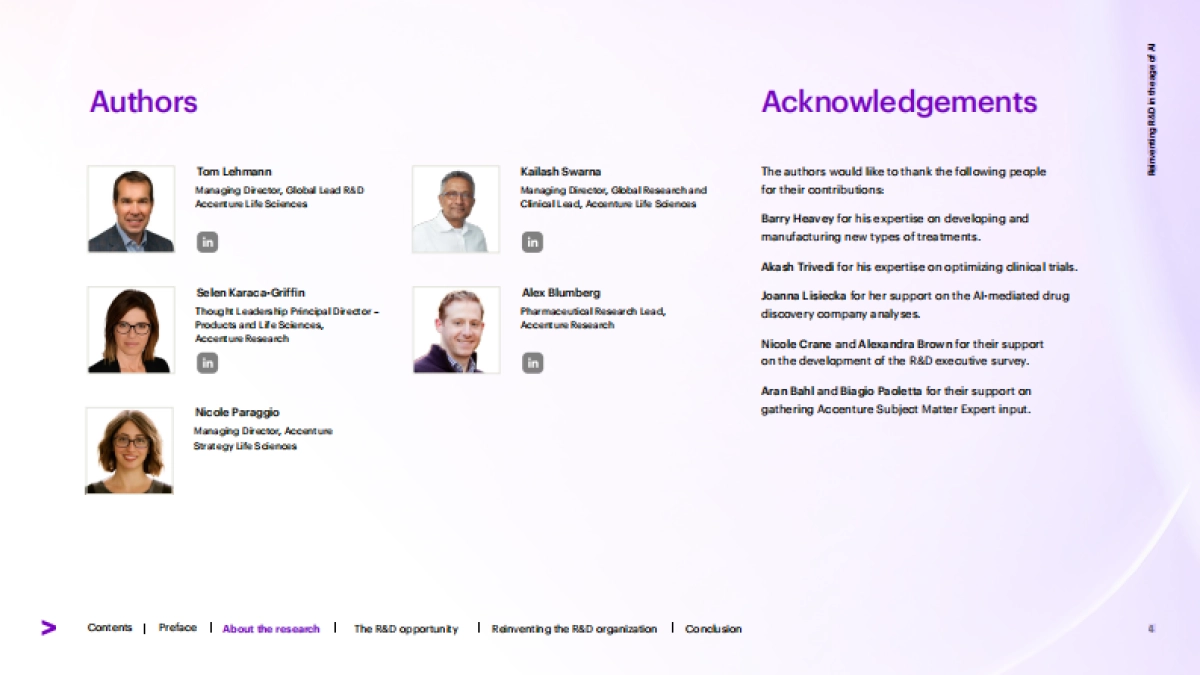 2024年AI时代重塑药物研发：智能化技术如何变革生物制药行业研究报告（英文版）-埃森哲.pdf_第4页