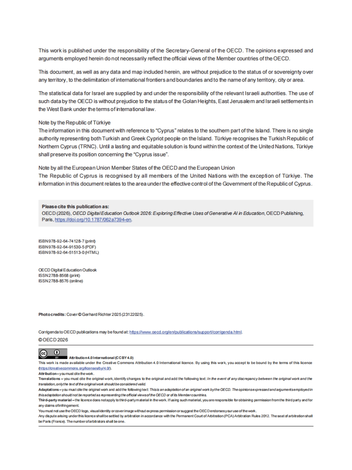 2026年数字教育展望报告：探索生成性人工智能在教育中的有效应用（英文版）-OECD经合组织.pdf_第4页