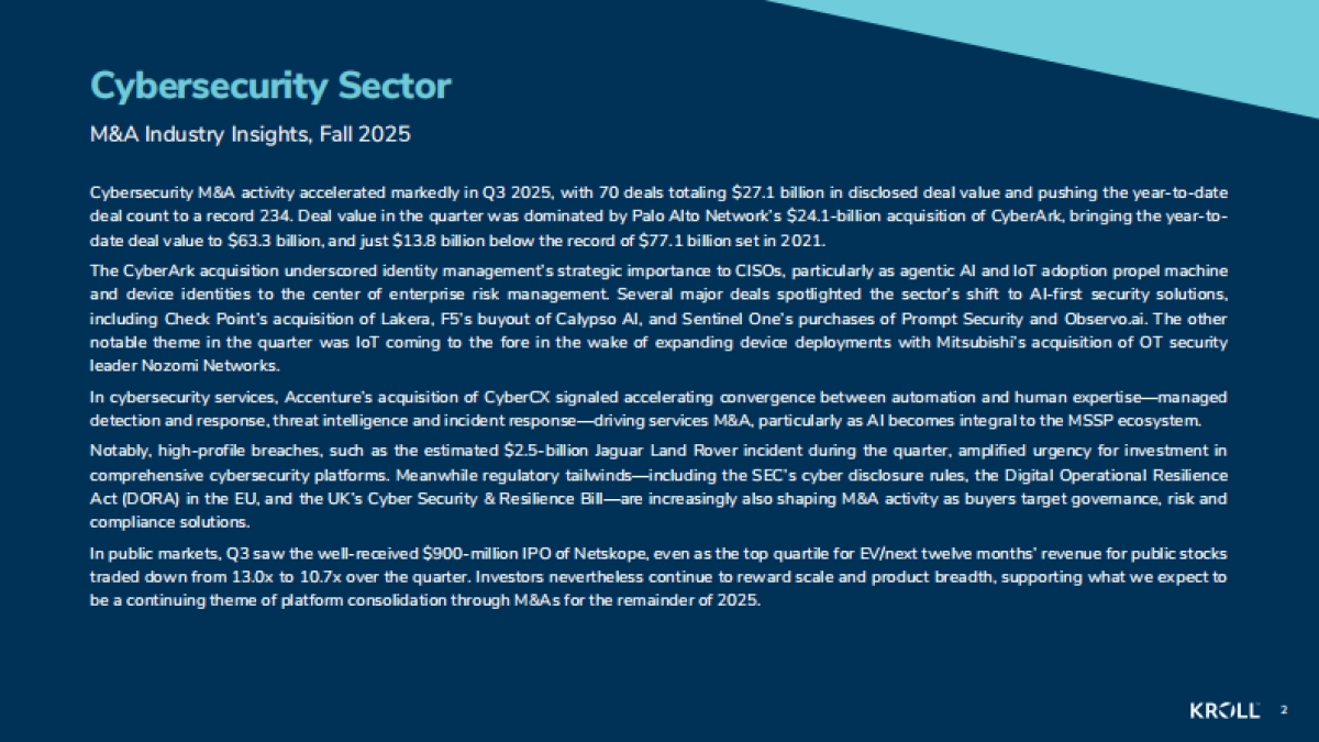 2025年秋季网络安全行业更新报告-Kroll.pdf_第2页