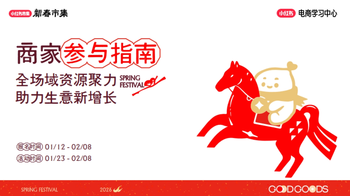 2026小红书新春市集活动玩法、权益及激励.pdf_第1页