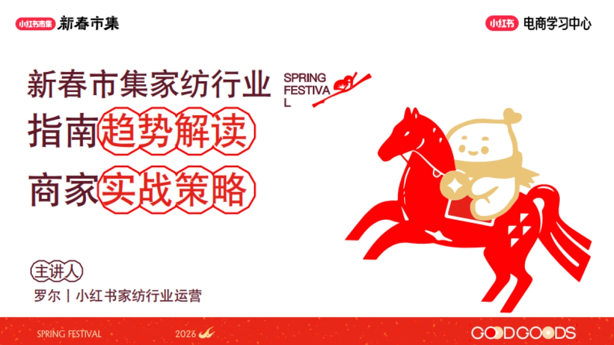 2026小红书新春市集行业玩法：家纺行业专场.pdf_第1页