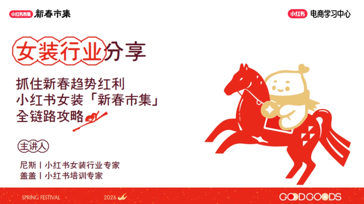 2026小红书新春市集行业玩法：女装行业专场.pdf_第1页