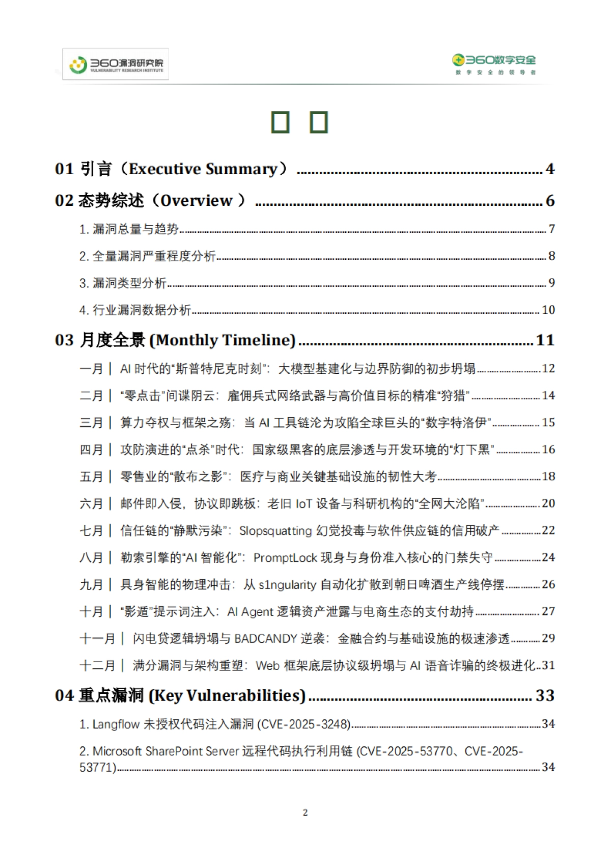 2025年度网络安全漏洞分析报告-360数字安全.pdf_第2页