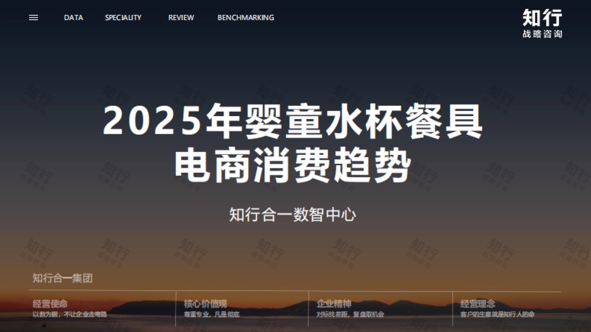2025年婴童水杯餐具电商消费趋势-知行咨询.pdf_第1页