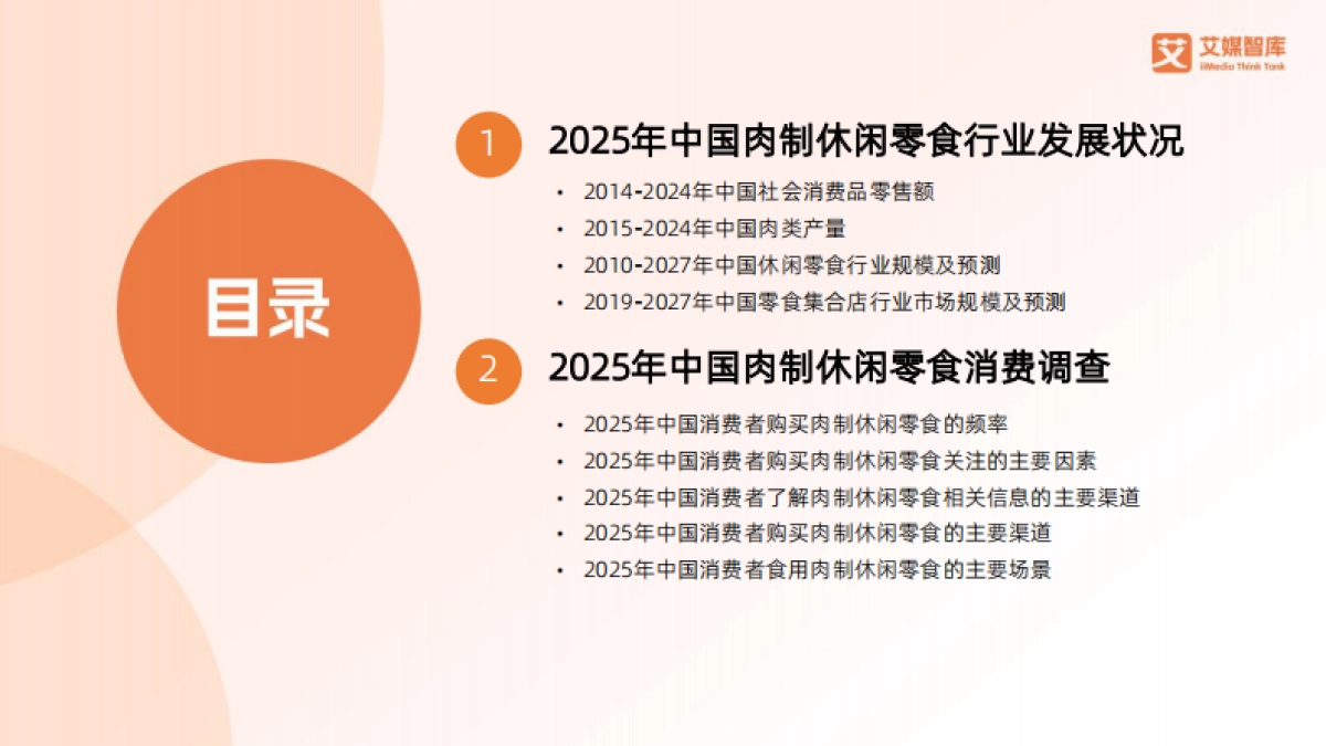 2025年中国肉制休闲零食行业发展状况与消费行为调查数据报告-艾媒智库.pdf_第2页