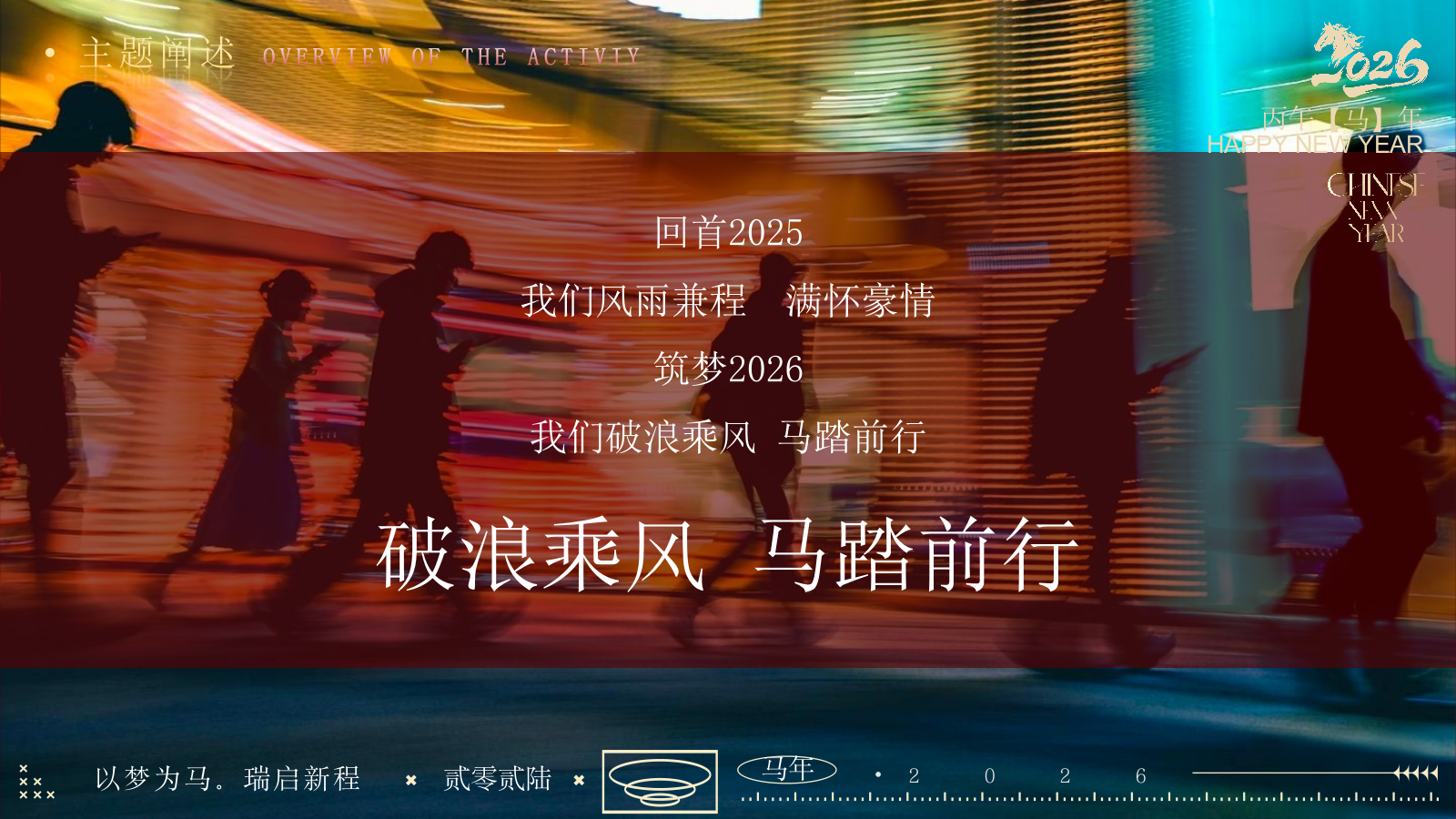 “乘风破浪 马踏前行”年马年会国潮年会高端大气年会表彰年终盛典方案.pptx_第4页