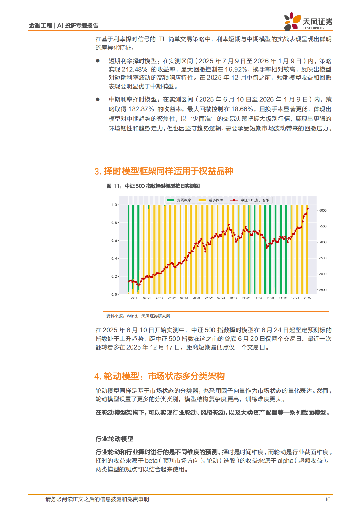 2026宏观AI量化：模型统一框架与利率择时模型实测进展-天风证券.pdf_第10页