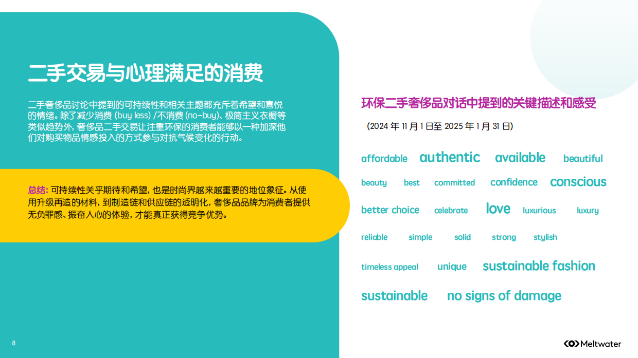 2025年全球二手时尚奢侈品市场消费者洞察报告-meltwater.pdf_第8页