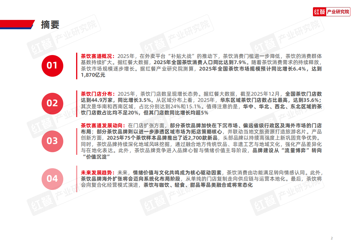 茶饮品类发展报告2026-红餐产业研究院.pdf_第2页