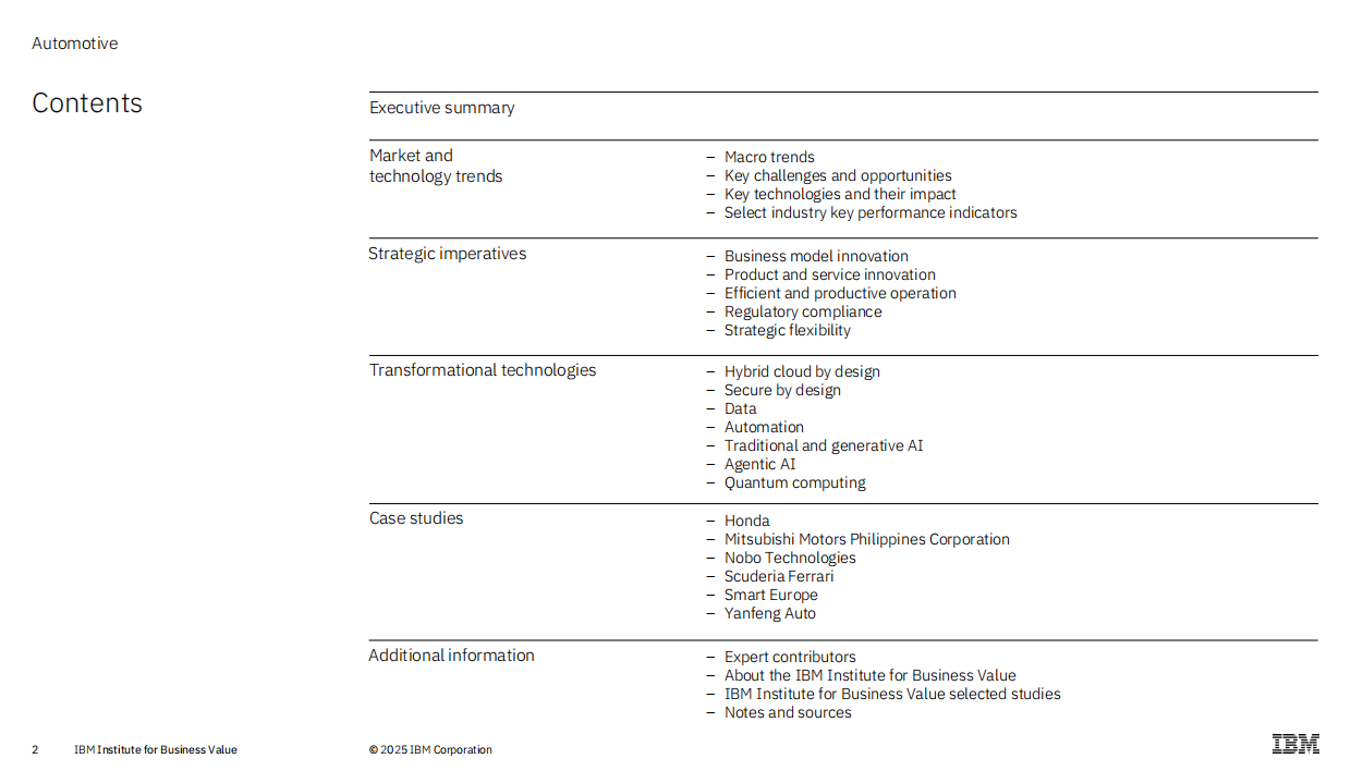 IBV2025汽车行业状况报告（英文）-IBM商业价值研究院.pdf_第2页