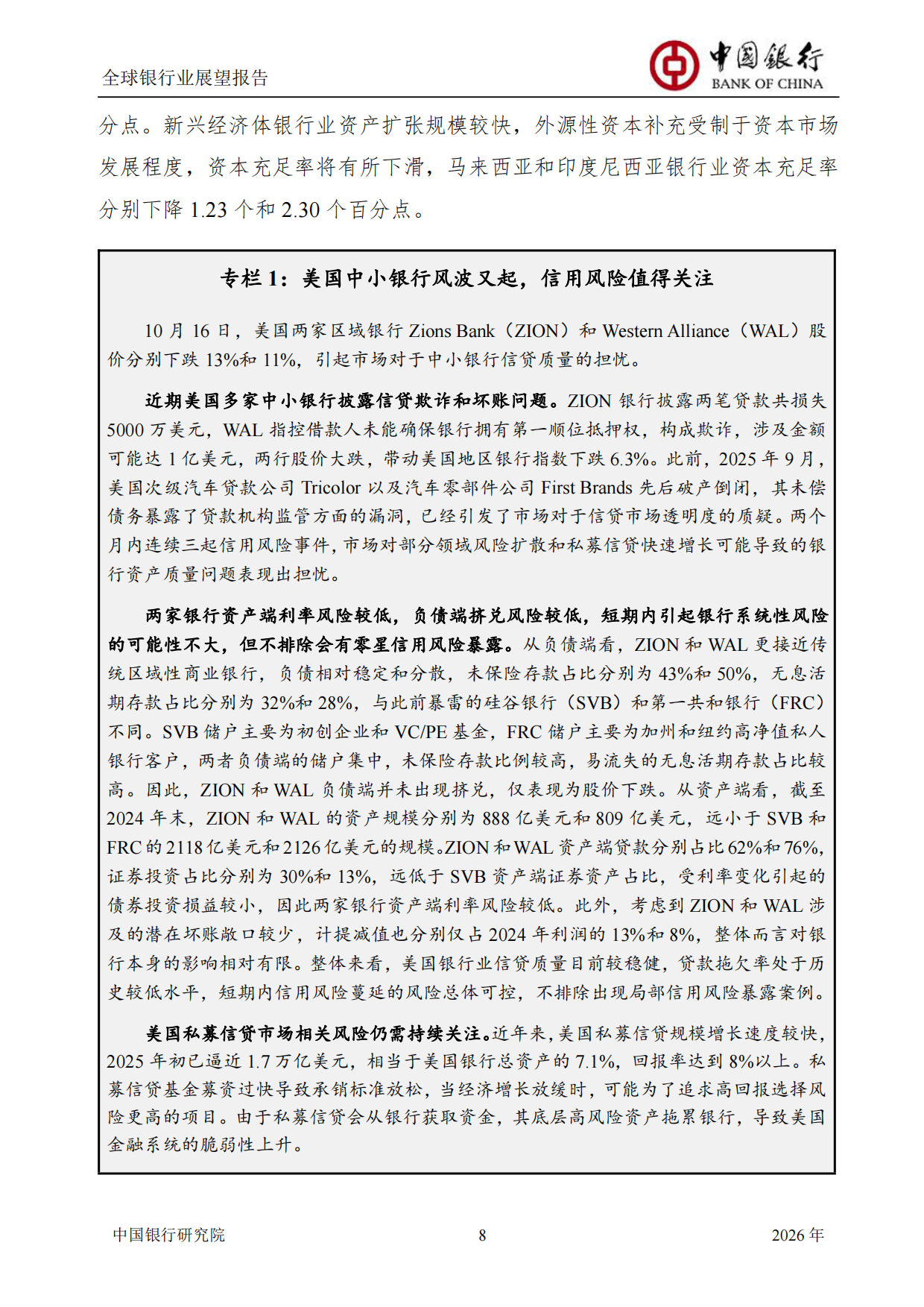 中国银行全球银行业展望报告（2026年）：“十五五”规划建议为银行业高质量发展举旗定向-中国银行研究院.pdf_第10页
