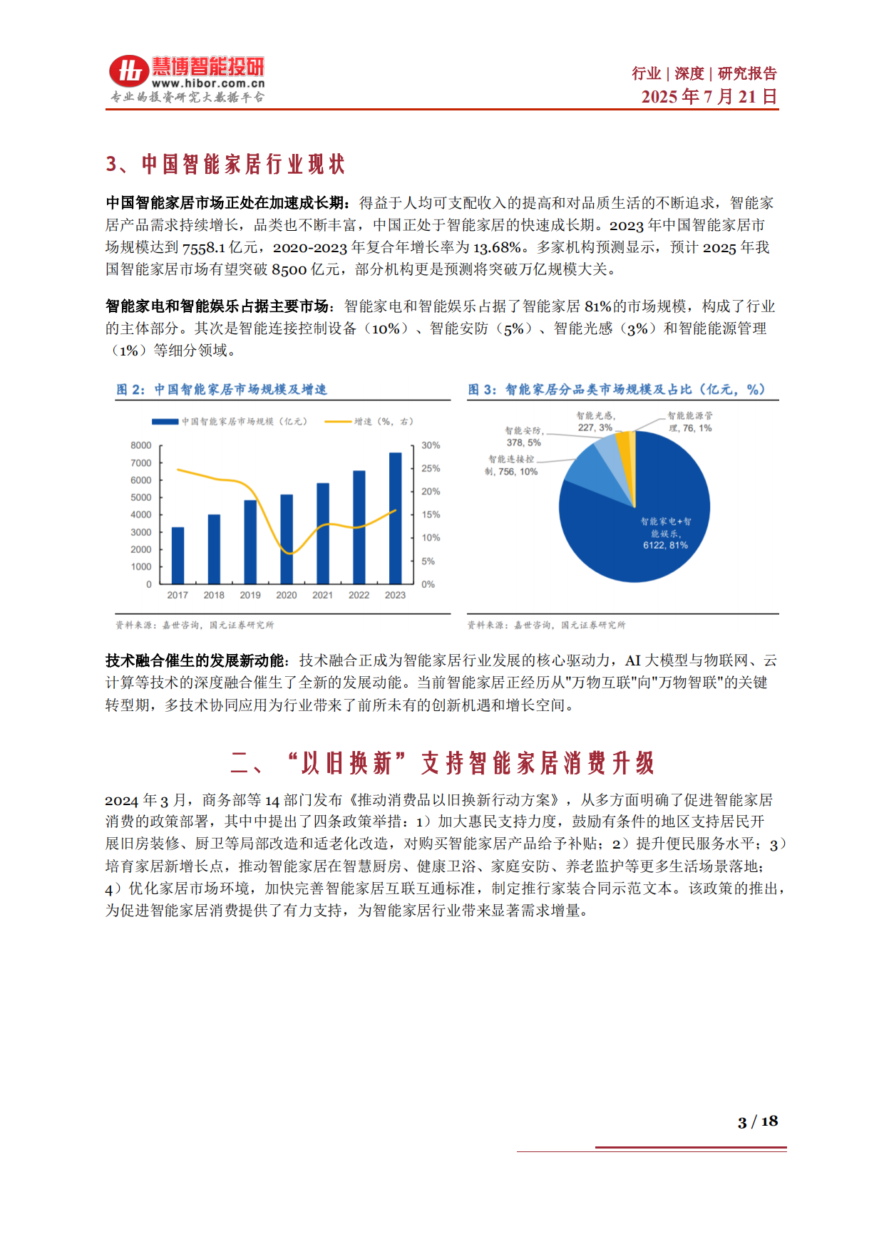 2025智能家居行业深度：行业概况、AI赋能、产业链及相关公司深度梳理-慧博智能投研.pdf_第3页