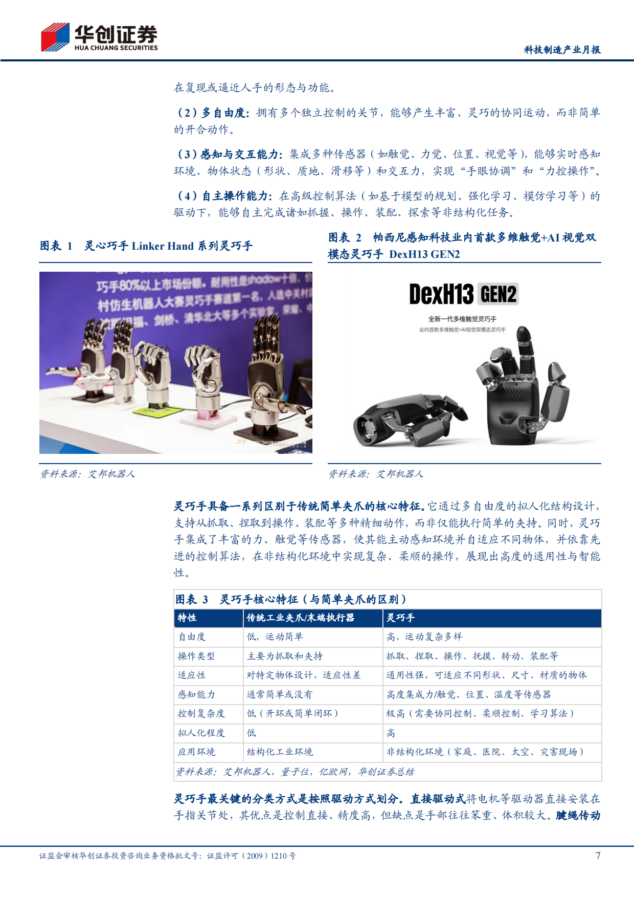 2026解析人形机器人灵巧手产业链：灵巧之手，如何成形？-华创证券.pdf_第7页