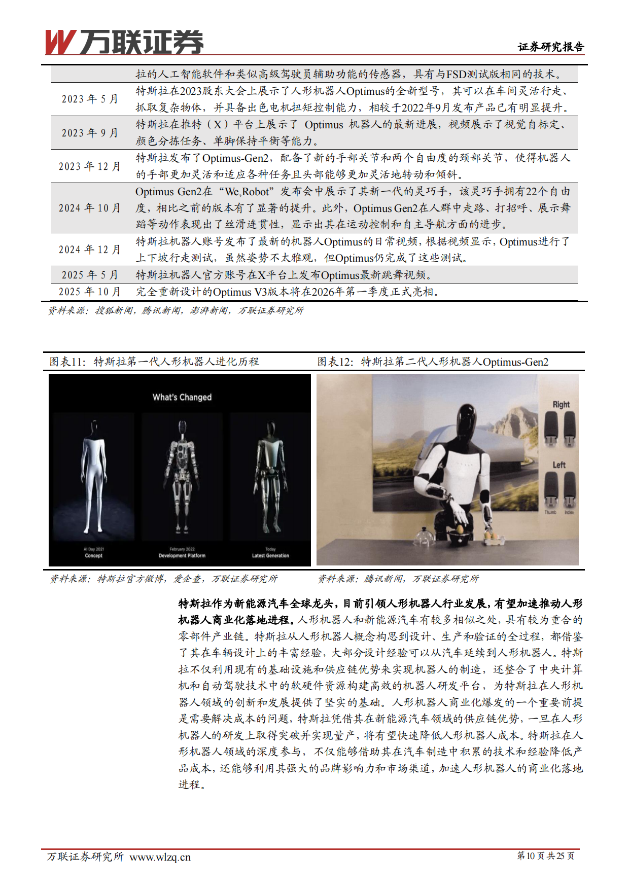 2026年人形机器人行业投资策略报告：聚焦量产新阶段，把握供应链机遇-万联证券.pdf_第10页
