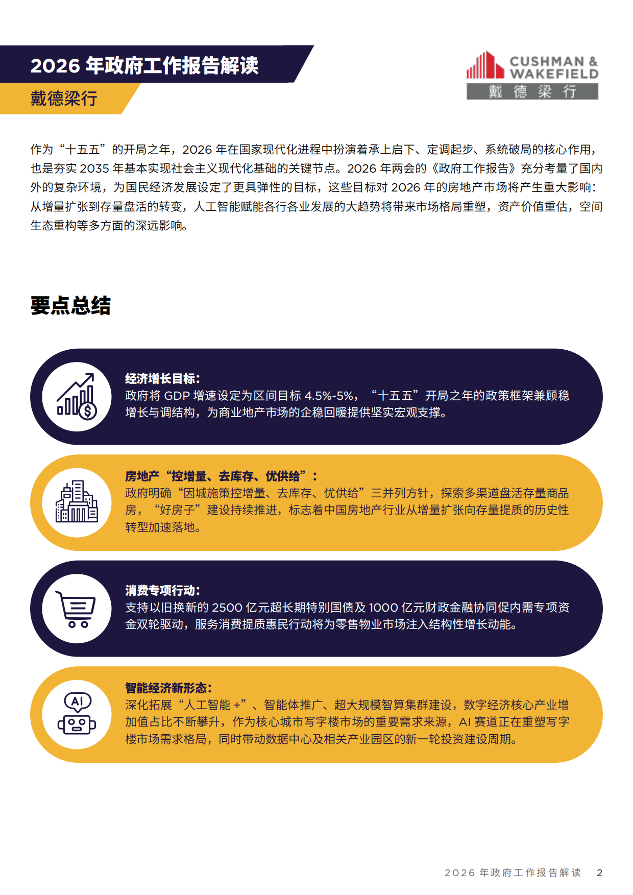 2026年政府工作报告解读-戴德梁行.pdf_第2页