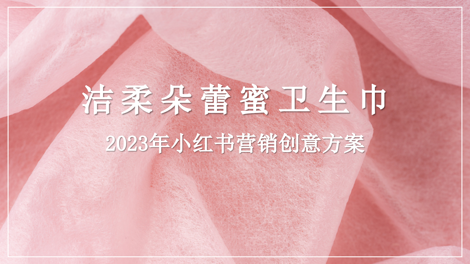 朵蕾蜜卫生巾2023年小红书营销创意方案.pptx_第1页