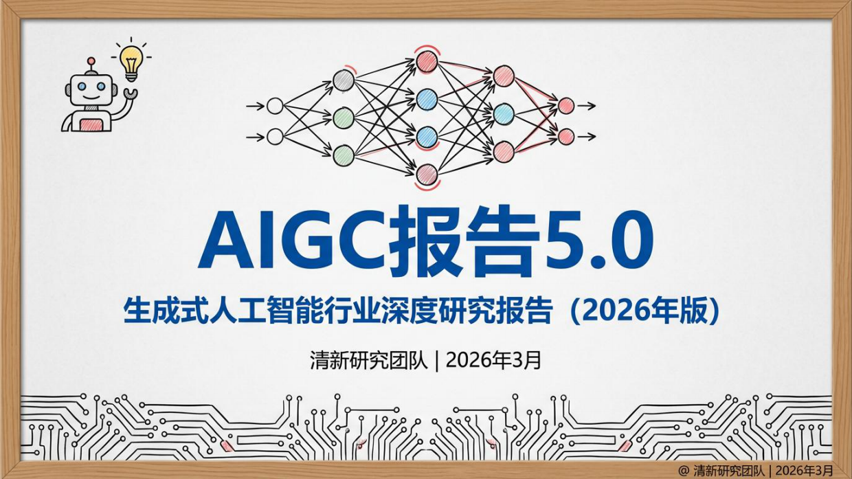 AIGC报告5.0生成式人工智能行业深度研究报告（2026年版）-清新研究.pdf_第1页