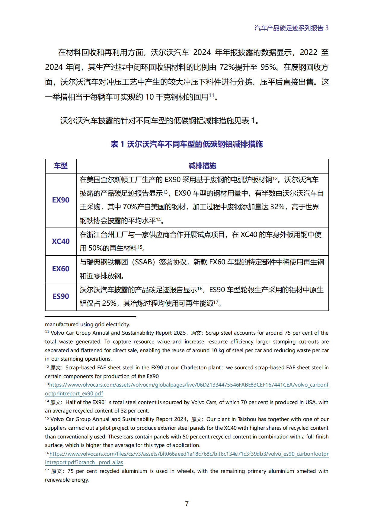 2026年汽车产品碳足迹系列报告3-VOLVO平均碳足迹偏高 全球气候目标是否偏离？-绿色江南.pdf_第7页