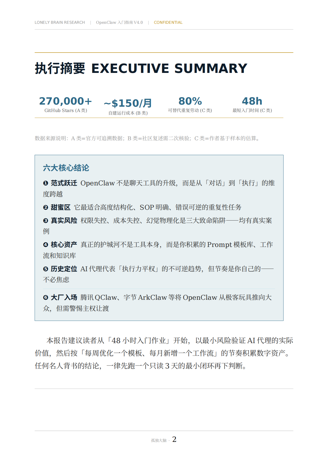 2026OpenClaw入门指南—当 AI 长出了手脚：一份给聪明人的理性上手手册.pdf_第2页