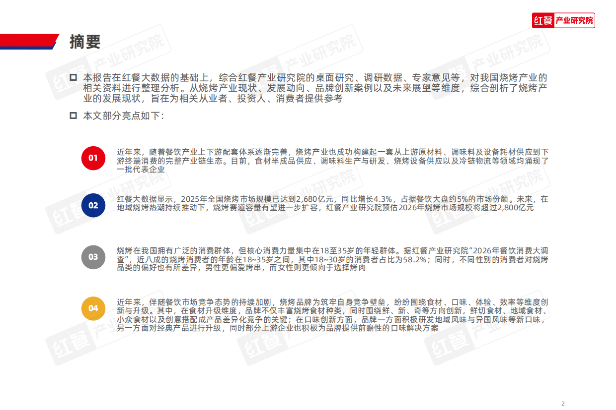 2026年烧烤产业发展报告-红餐产业研究院.pdf_第2页