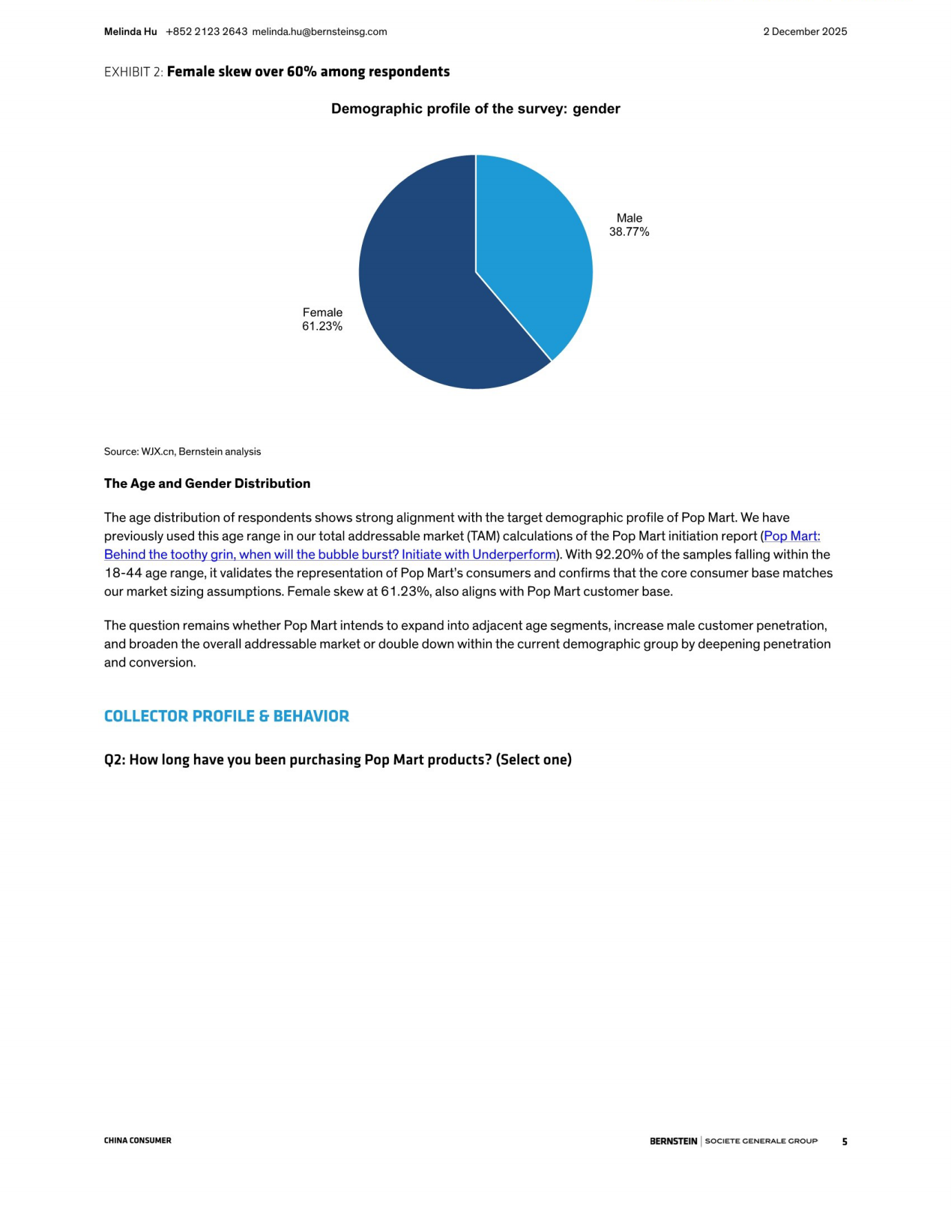 【Bernstein】2025泡泡玛特消费者调查报告-其核心消费者是长期收藏者还是短期潮流追随者？（英文）.pdf_第5页