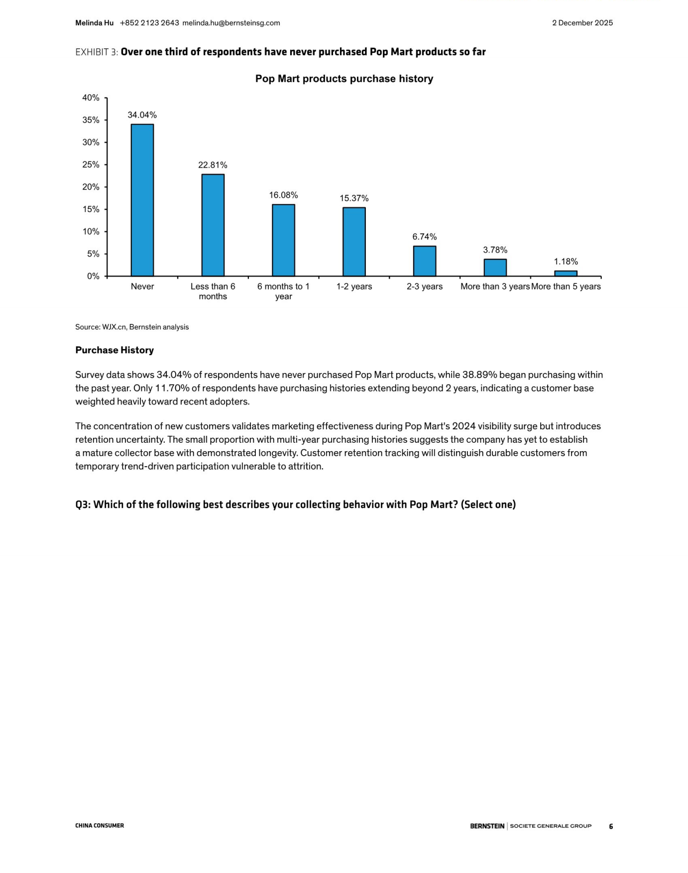 【Bernstein】2025泡泡玛特消费者调查报告-其核心消费者是长期收藏者还是短期潮流追随者？（英文）.pdf_第6页