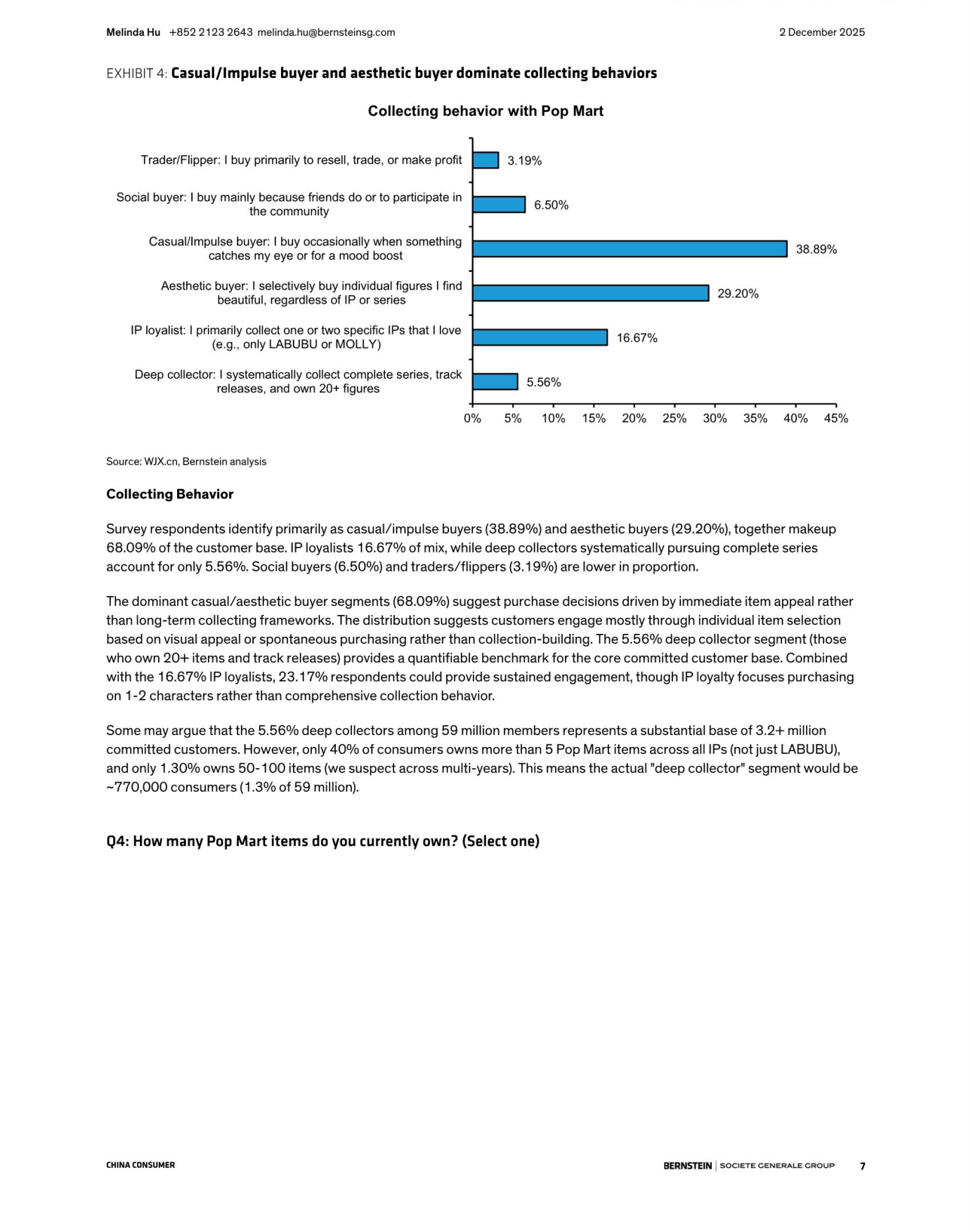 【Bernstein】2025泡泡玛特消费者调查报告-其核心消费者是长期收藏者还是短期潮流追随者？（英文）.pdf_第7页