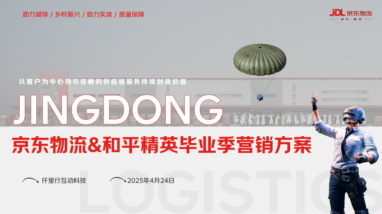 2025京东物流&和平精英毕业季营销方案.pdf