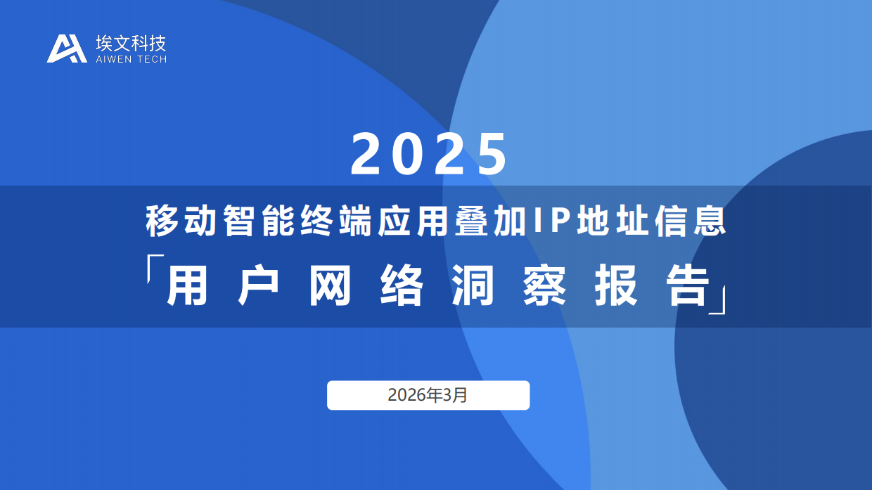2025用户网络洞察报告-埃文科技.pdf_第1页