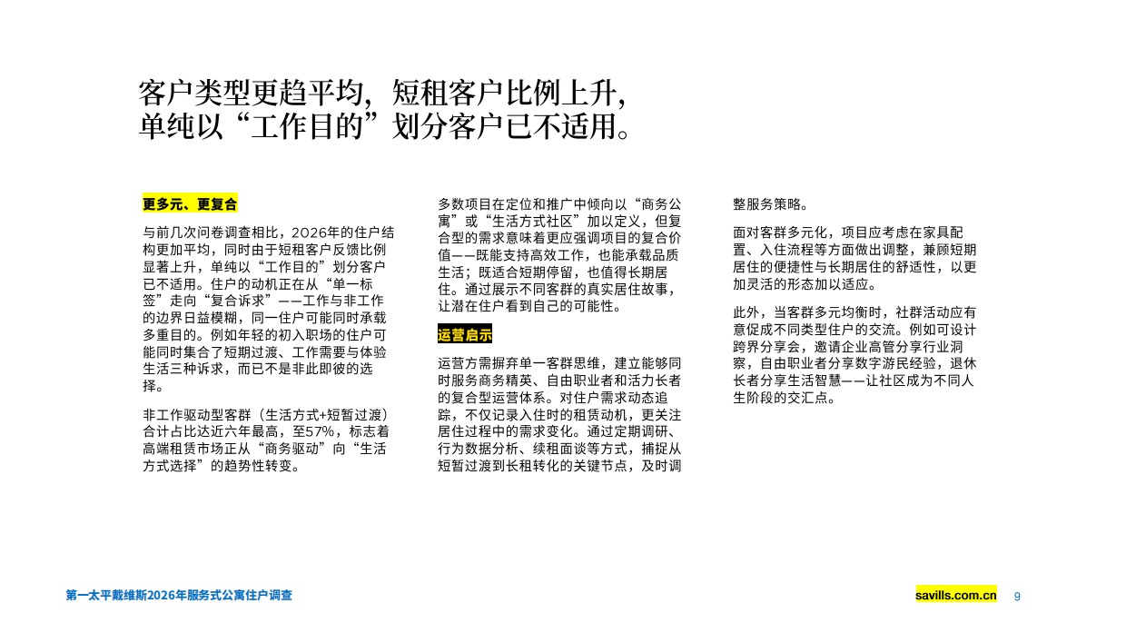 2026年服务式公寓住户调查-第一太平戴维斯.pdf_第9页