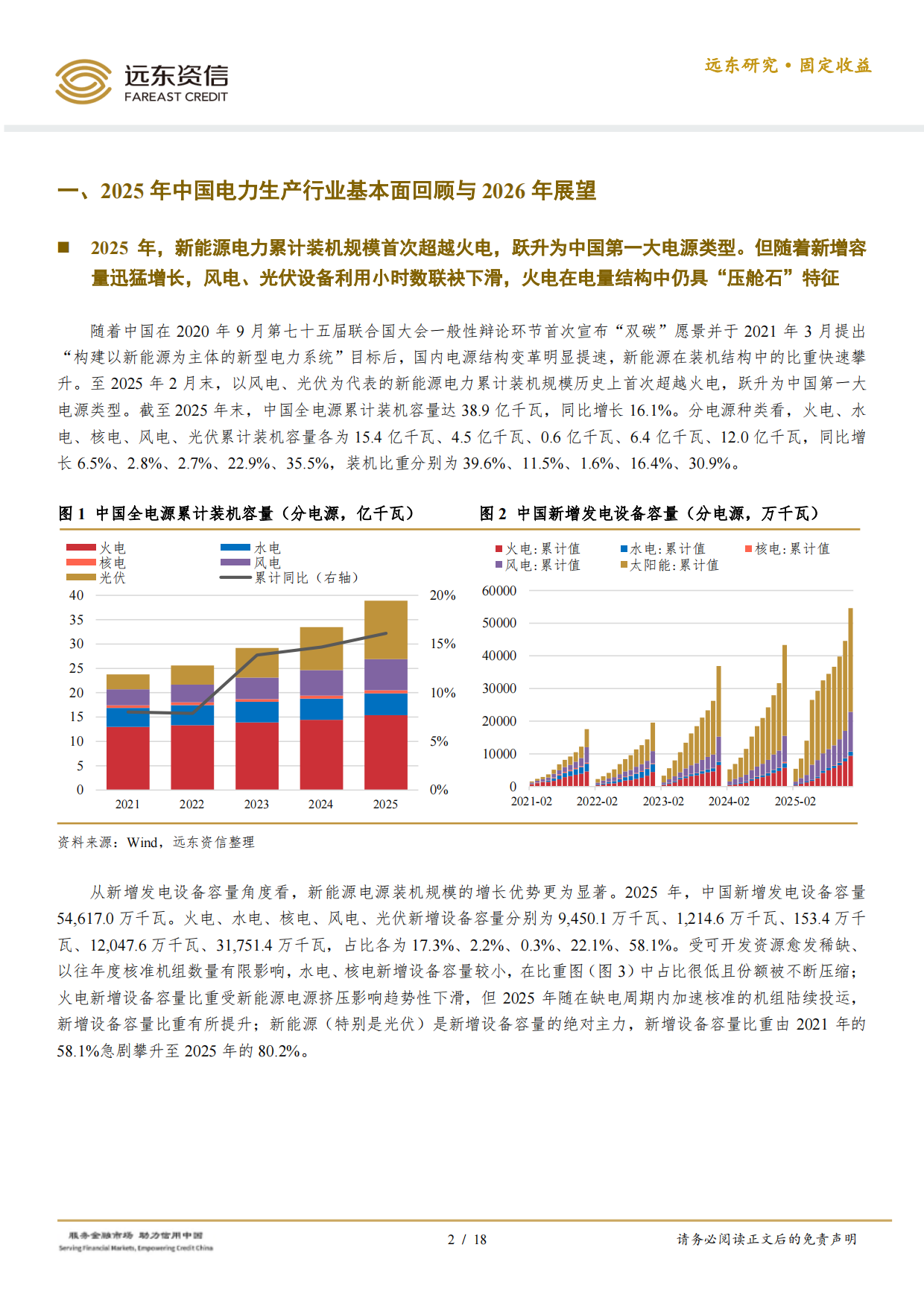 2026年中国电力生产行业信用趋势前瞻-远东资信.pdf_第2页