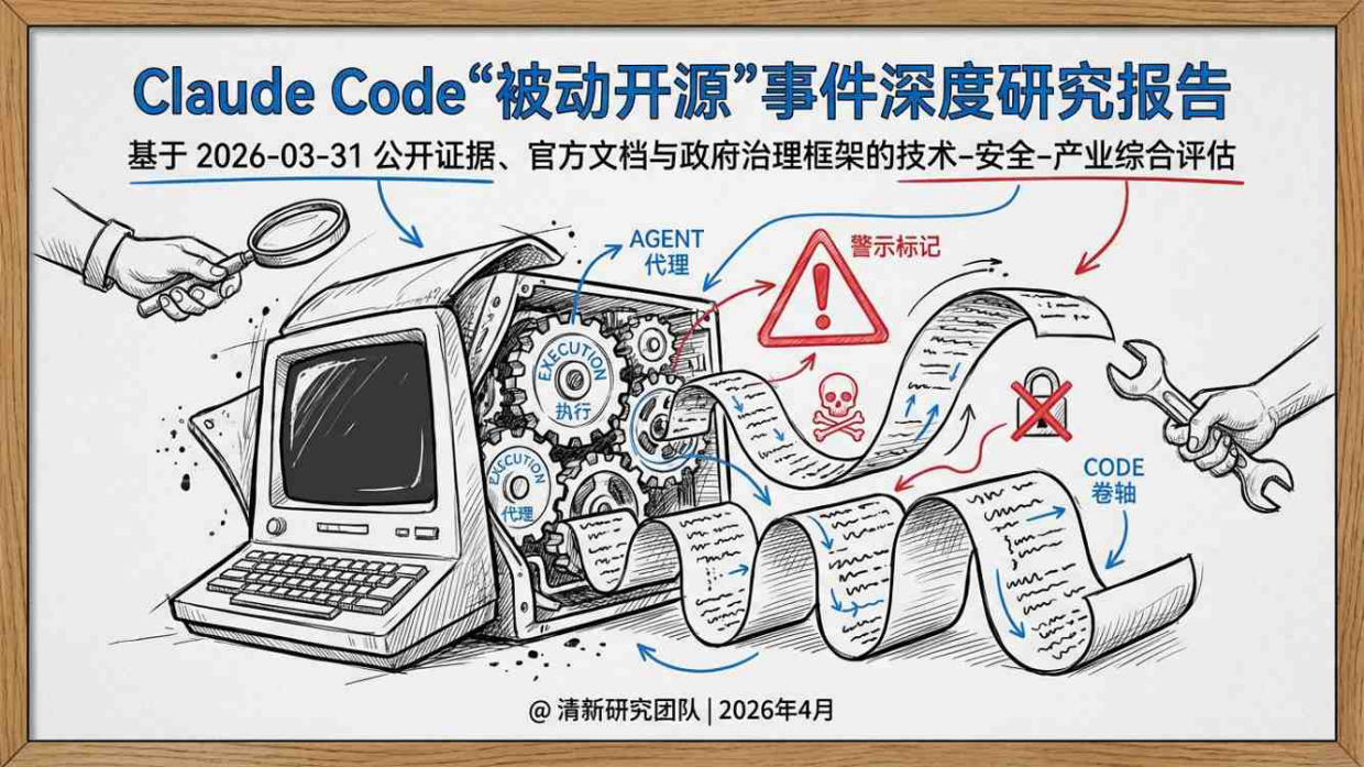 2026年ClaudeCode被动开源事件深度研究报告-清新研究团队.pdf_第1页