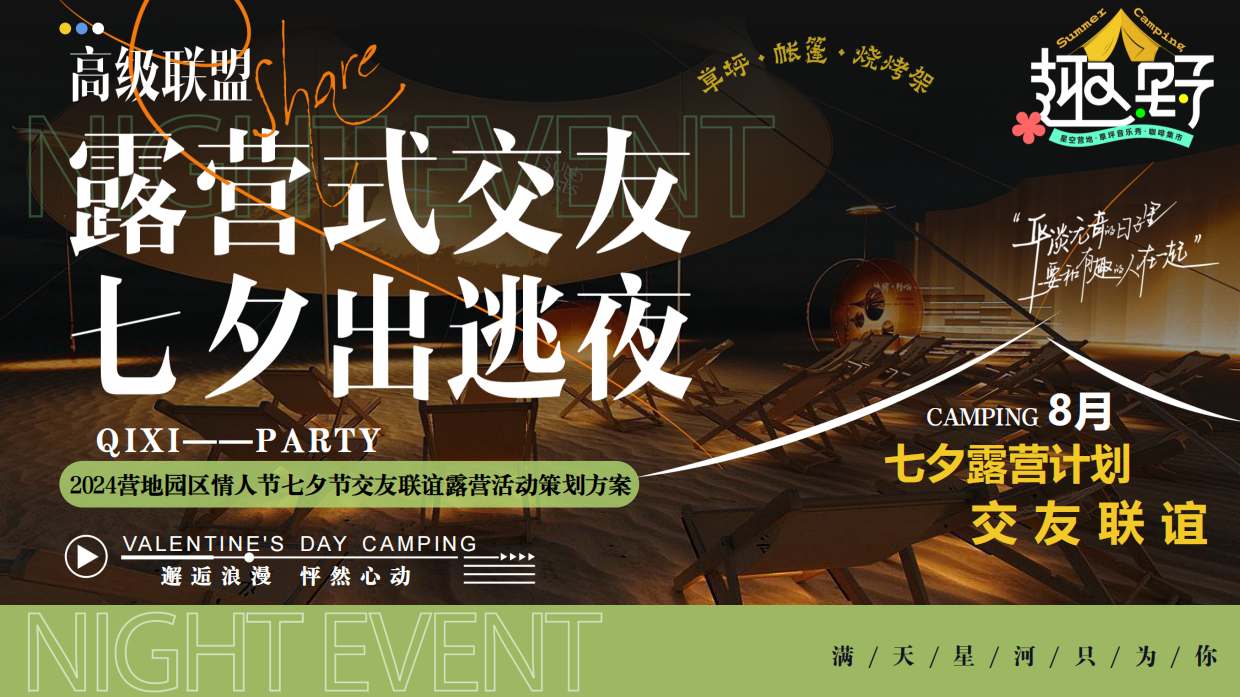 七夕节露营文娱派对团建拓展圈层活动策划方案.pdf_第1页