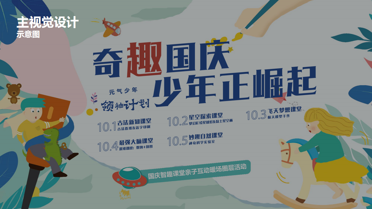 奇趣国庆少年正崛起十一国庆节智趣课堂亲子互动暖场圈层活动策划方案.pdf_第7页