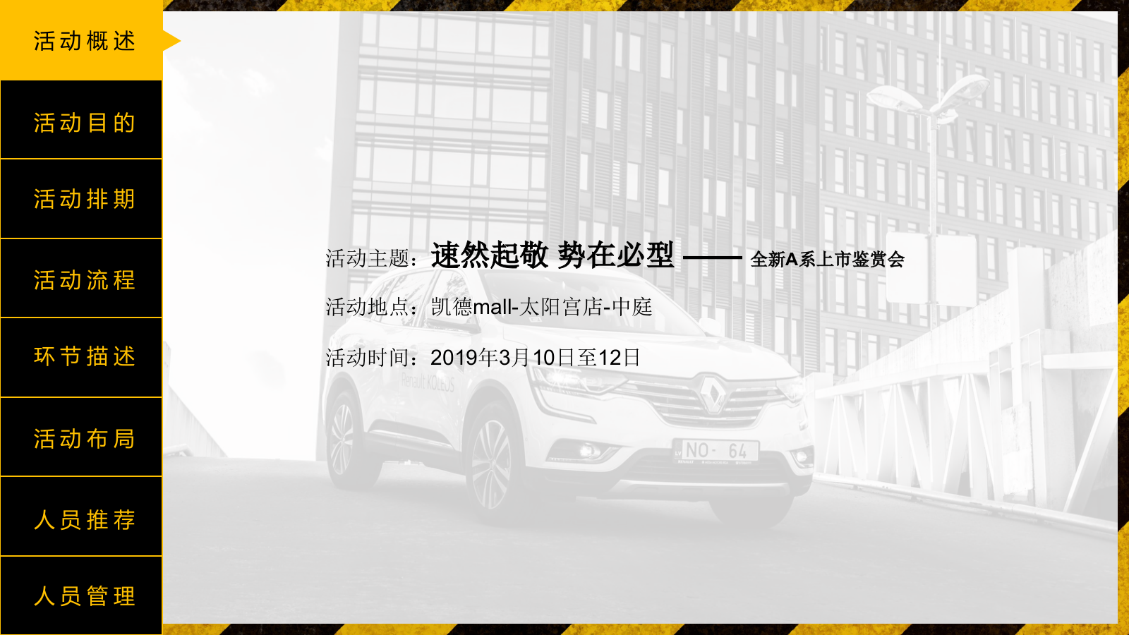 汽车品牌新品上市品鉴会活动方案.pptx_第3页