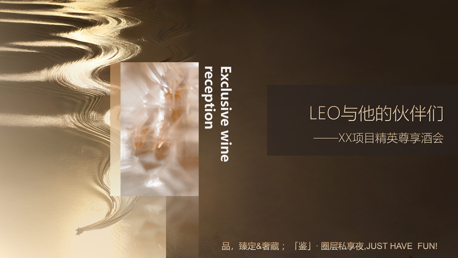 LEO与他的伙伴们 ——XX项目精英尊享酒会.pptx