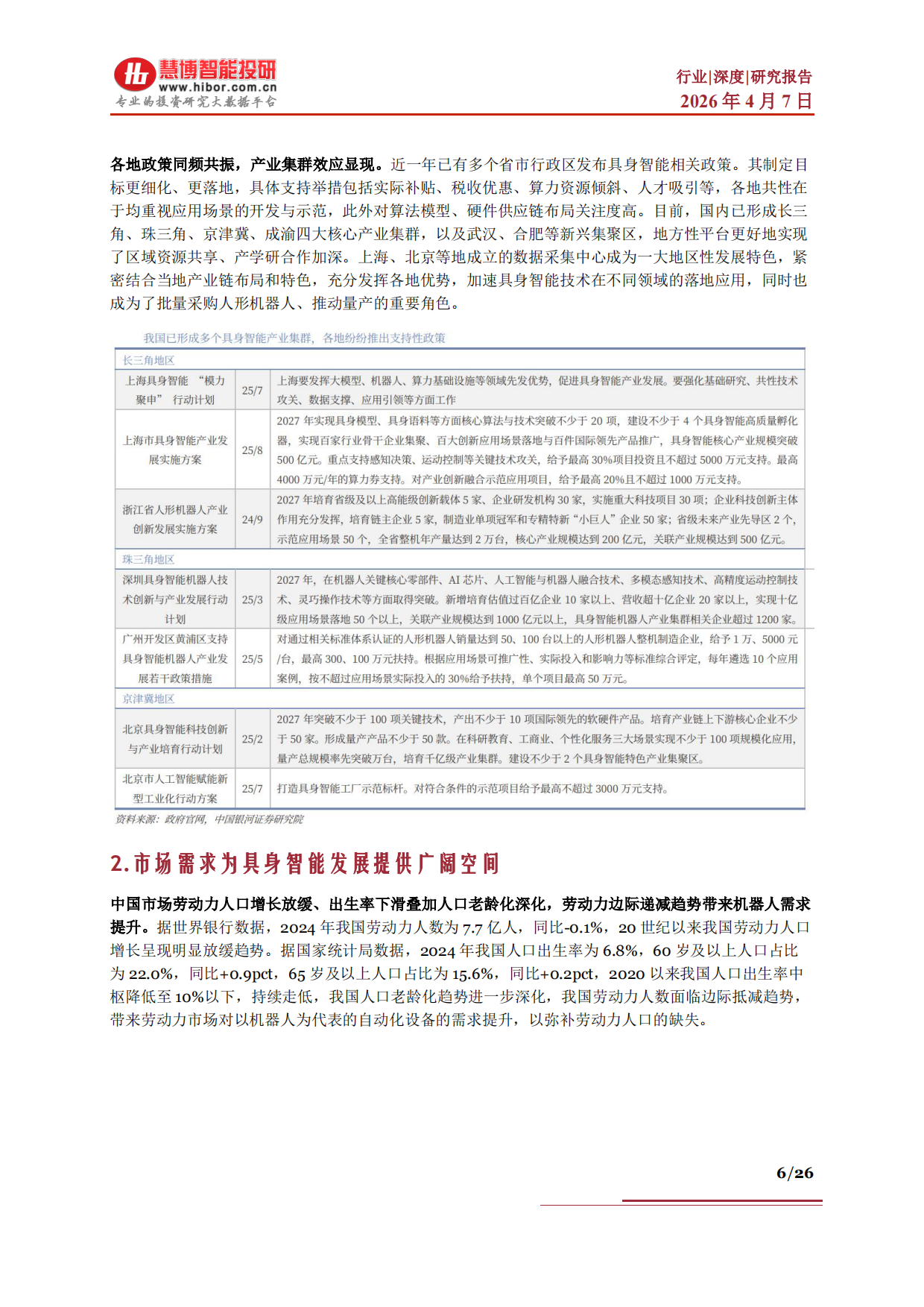 2026具身智能行业深度驱动因素市场空间行业展望产业链及相关公司深度梳理-慧博智能投研.pdf_第6页
