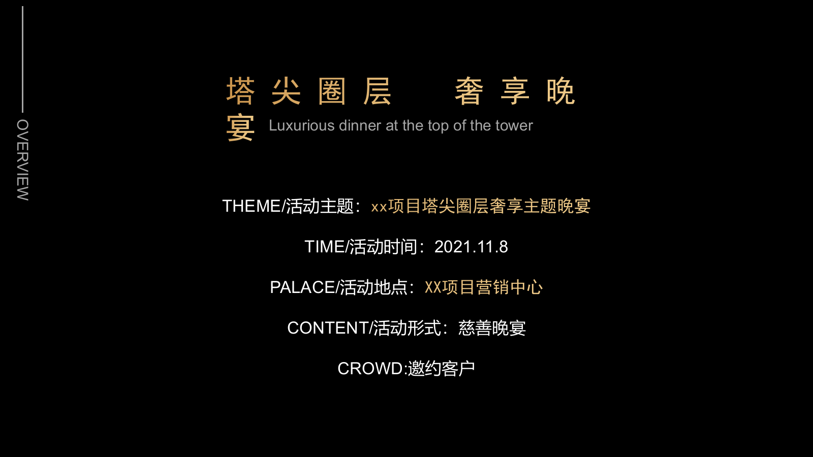 地产圈层晚宴_慈善拍卖_慈善晚宴_红酒品鉴_雪茄品鉴_国际象棋_奢享沙龙.pptx_第5页