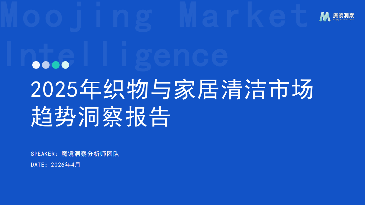 2025年织物与家居清洁市场趋势洞察报告-魔镜洞察.pdf_第1页