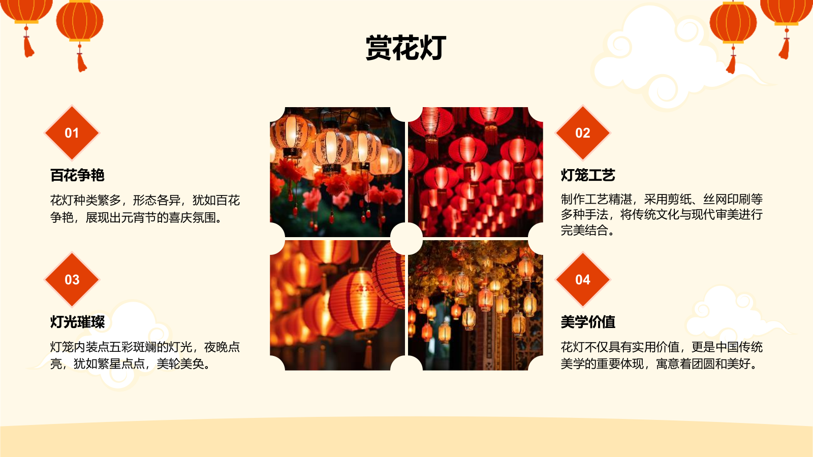 橙色插画风元宵节的传统与现代变化PPT模板.pptx_第9页