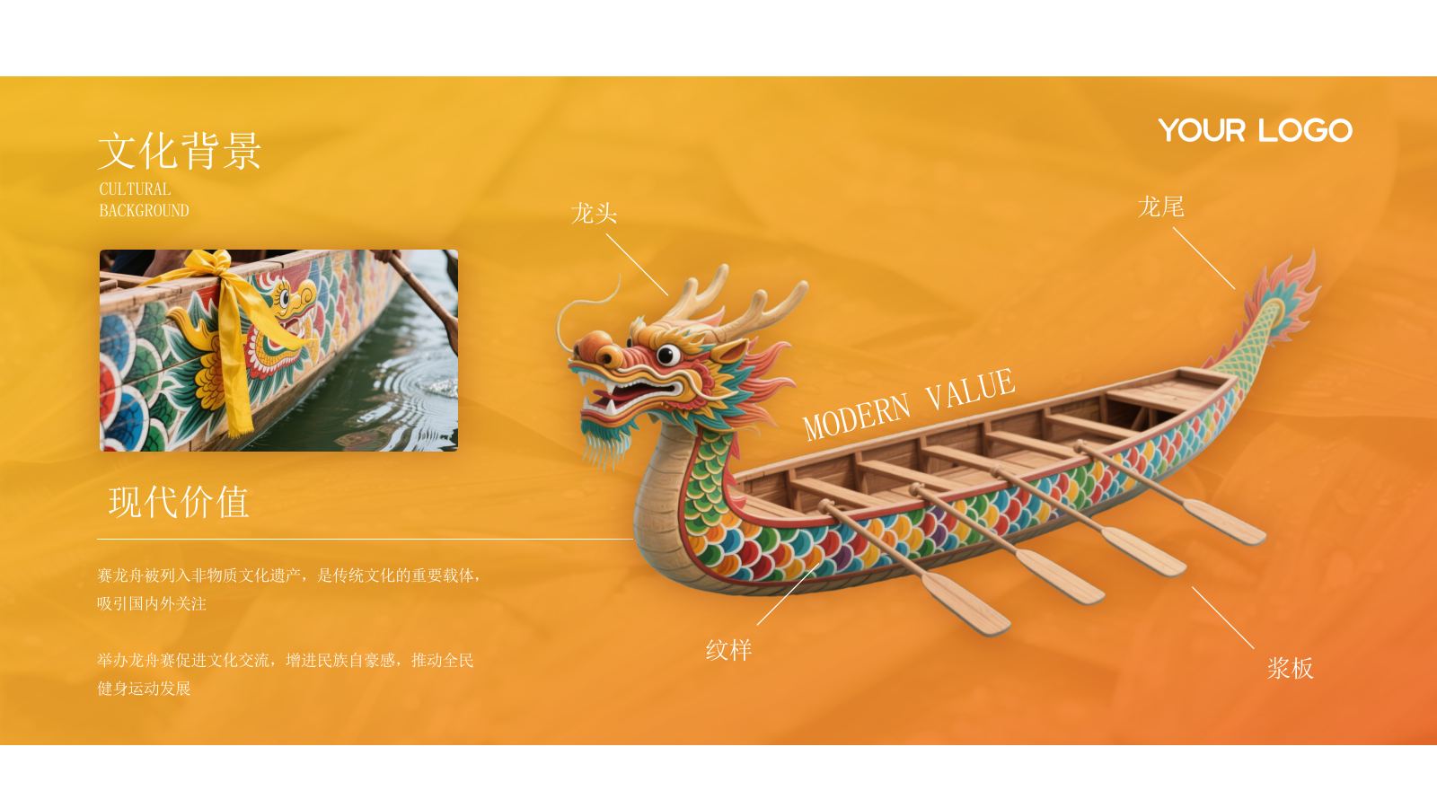 橙色端午节赛龙舟活动策划方案PPT模板.pptx_第6页
